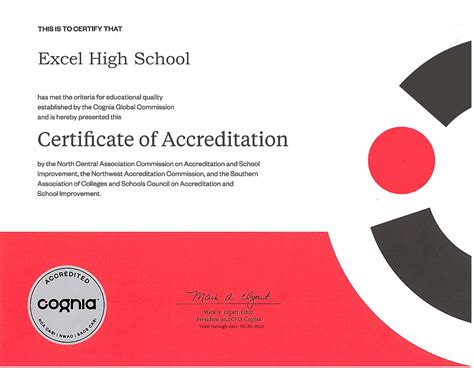 Is Excel High School Accredited?