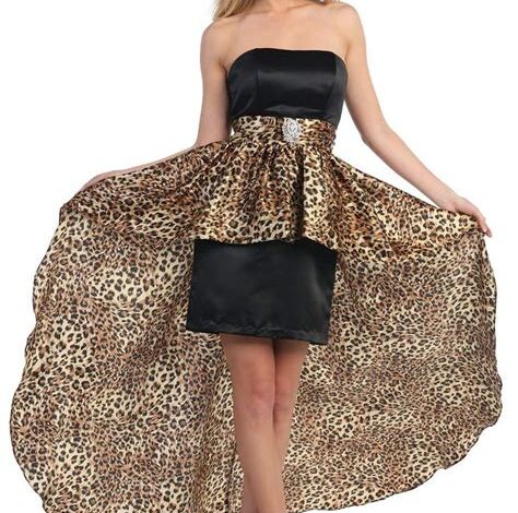 Animal Print Black Dress: A Timeless Masterpiece