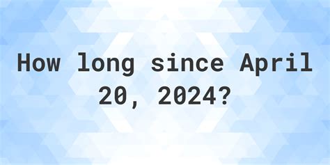 April 13th: How Many Days Till the Big Event?