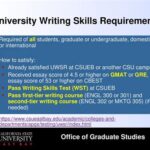 University Writing Skills Requirement: A Comprehensive Guide for CSUEB Students Useful Tables