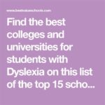 Best Colleges for Students with Dyslexia What to Look for in a College for Students with Dyslexia Tips for Success in College for Students with Dyslexia Resources for Students with Dyslexia Conclusion