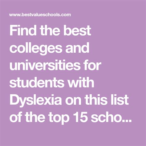 Best Colleges for Students with Dyslexia What to Look for in a College for Students with Dyslexia Tips for Success in College for Students with Dyslexia Resources for Students with Dyslexia Conclusion