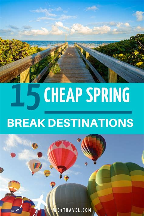 Cheap Spring Break Spots: Budget-Friendly Destinations to Break the Bank Useful Tables