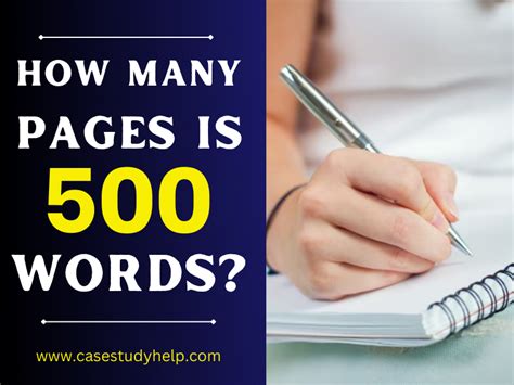 500 Words: How Many Pages?