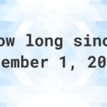 How Many Days Until November 2nd?