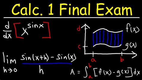 Calc 1 Final Exam: The Ultimate Guide to Ace It!