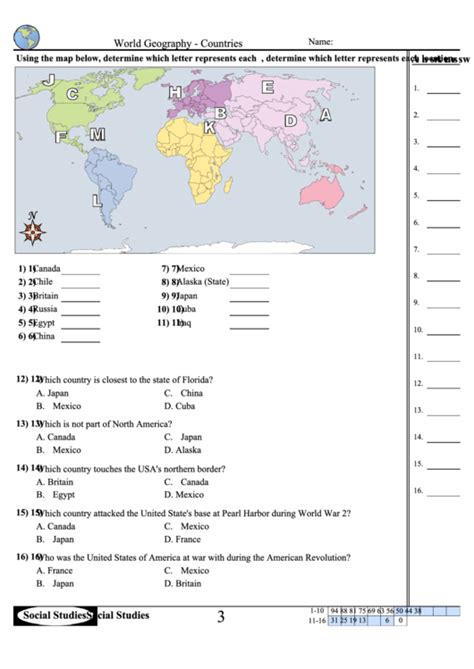 Crash Course World Geography: What is a Map? Answer Key