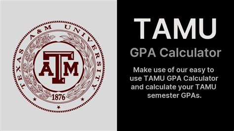 TAMU GPA Calculator: The Ultimate Guide