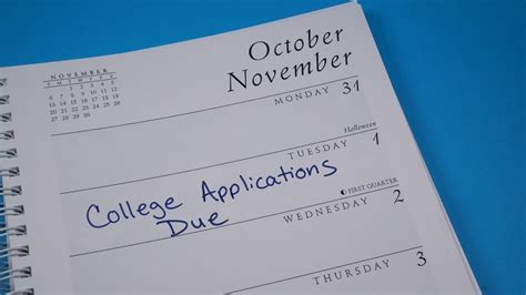 Are College Applications Due at Midnight on November 1st? Tips for Applying to College Early Conclusion