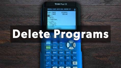 How to Delete a Program on TI 84: A Comprehensive Guide