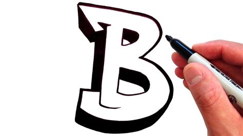 Drawin of a B