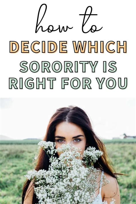 Why Should I Join a Sorority? How to Choose the Right Sorority Tips for Joining a Sorority