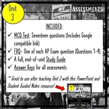 AP Gov Unit 3 MCQ: Prepare for Success