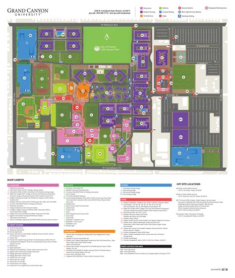 Map of Grand Canyon University: Unveiling the Heart of the Lopes Nation