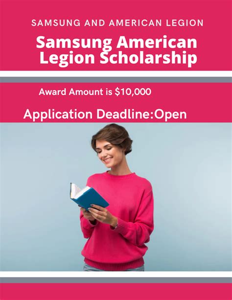 Samsung American Legion Scholarship: A Comprehensive Guide for Applicants
