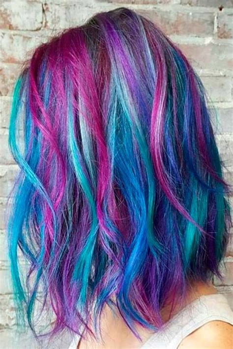 Red, Blue, and Purple Hair: A Symphony of Colors