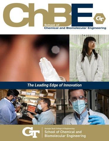 Georgia Tech CHBE Mission Statement: Advancing Chemical and Biomolecular Engineering for a Sustainable Future