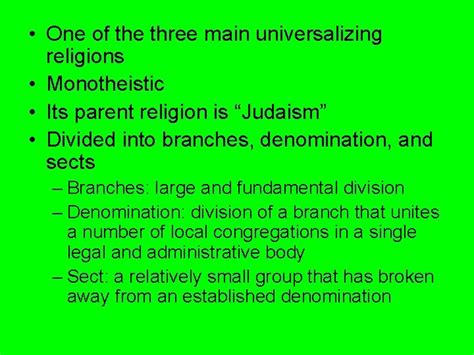 The Smallest of the Major Universalizing Religions Is: