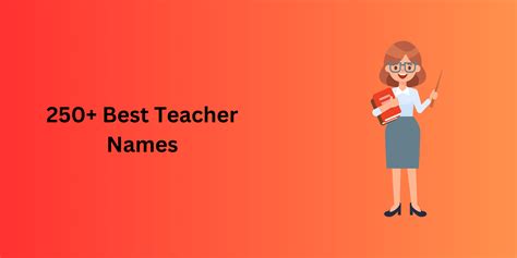 Top Teacher Names That Inspire and Empower