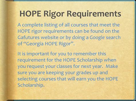 What Are the HOPE Rigor Requirements? Why Are the HOPE Rigor Requirements Important? What Are the HOPE Rigor Requirements? How Can I Meet the HOPE Rigor Requirements? Additional Resources Conclusion