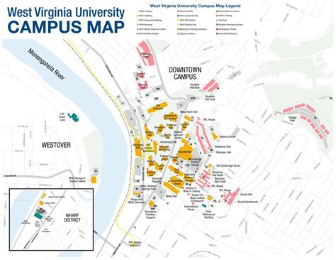 Map of WVU Downtown Campus: A Comprehensive Guide for Students and Visitors