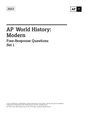 AP World History Free-Response Questions: 2024 Edition