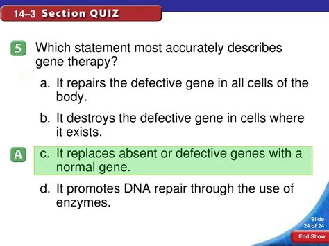Which Best Describes a Gene? How Genes Work Genes and Health Genes and the Future Tables Common Mistakes to Avoid