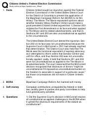 Describe Citizens United v. FEC Quizlet Tables Tips and Tricks Conclusion