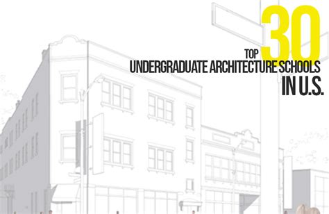 Best Architecture Schools in the US for Undergraduate Studies