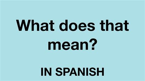 What Does “To Be” Mean in Spanish?
