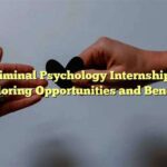 Criminal Psychologist Internships: Gateway to the Labyrinth of Criminal Minds