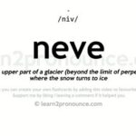 How Do You Pronounce Neve?