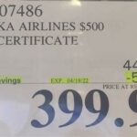 Alaska Airlines Gift Card at Costco: A Comprehensive Guide