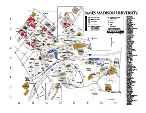 James Madison University Campus Map: Your Guide to Navigating the DUKES Domain