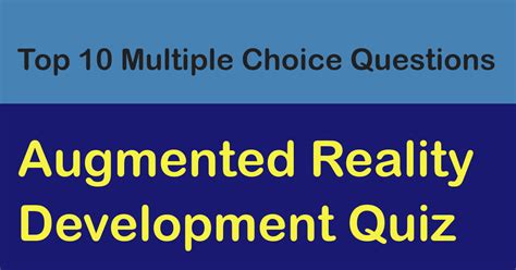 Free AR Quiz Answers: Uncover the Augmented Reality Realm