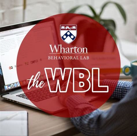 Wharton Behavioral Lab: Pioneering Behavioral Insights in Business