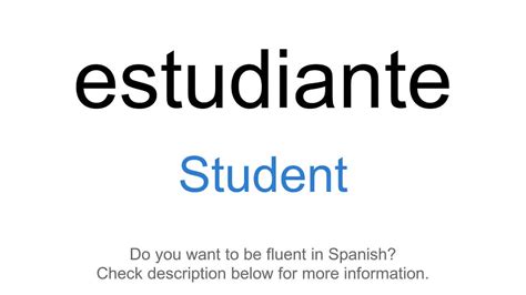 How Do You Say Students in Spanish?