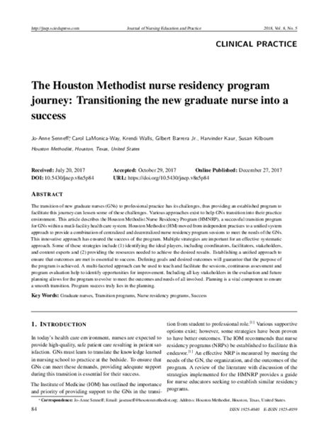 Houston Methodist Hospital Nurse Residency: A Comprehensive Journey to Excellence