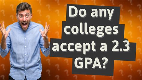 Colleges That Accept 2.3 GPA: Here Are a Few to Consider