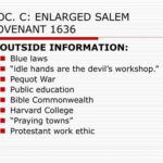 What is the Enlarged Salem Covenant of 1636?