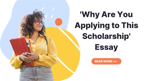 Why Are You Applying for a Scholarship?