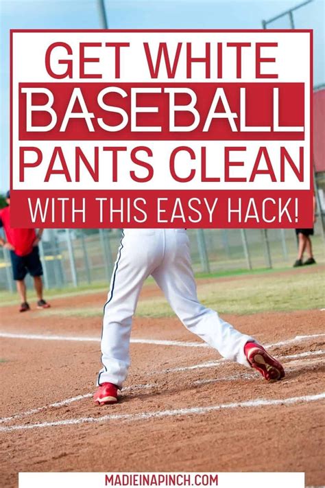 How Do I Get White Baseball Pants Clean? FAQs