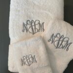 Monogrammed Bath Towel Set: Enhance Your Bathroom with Personalized Comfort and Style