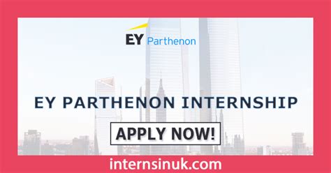 EY-Parthenon Summer Internship 2025: Elevate Your Career in Strategy Consulting