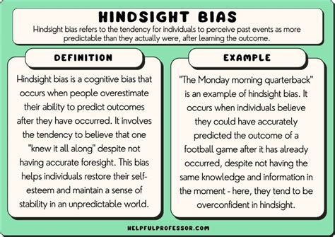 Hindsight Bias: The Tendency to Overestimate What We Could Have Known