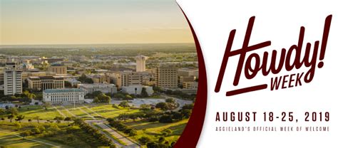 TAMU Howdy Week: A Bonanza of Festivities and Traditions