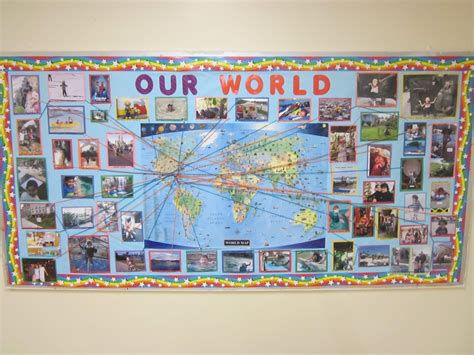 World Map Bulletin Board: A Visual Gateway to Global Perspectives