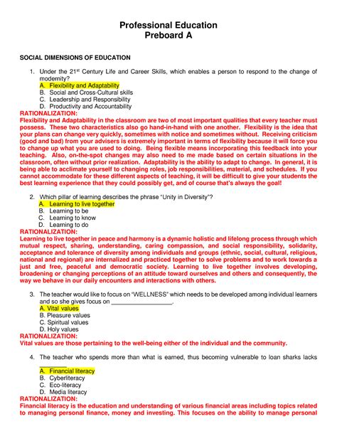 Prof Ed Test: A Comprehensive Guide to Professional Teacher Education Exam Understanding the Prof Ed Test Format Key Concepts and Key Technical Terms Interesting Fact Tables FAQs