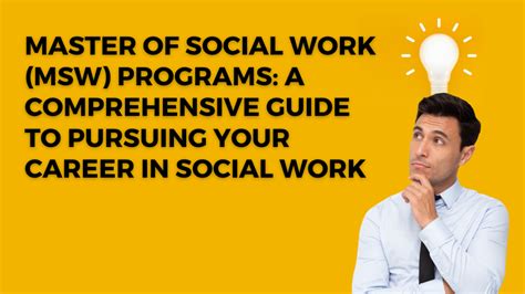 Best MSW Programs: A Comprehensive Guide to Pursuing a Master’s in Social Work