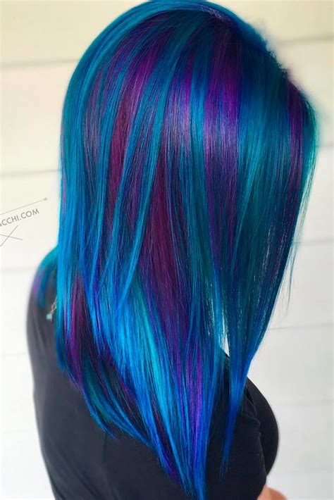 Green, Blue, and Purple Hair: A Stunning Symphony of Hues